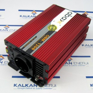 İnvertör 12 Volt 600 Watt  (Modifiye Sinüs)